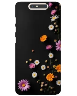 Чехол для ZTE Blade V8 с картинкой «Цветочная композиция»