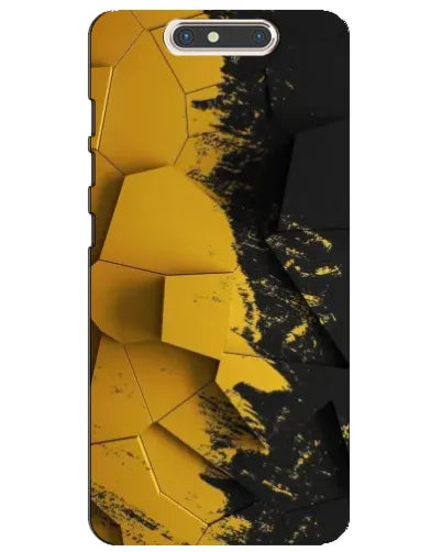 Чехол для ZTE Blade V8 с картинкой «Золотые осколки геометрии» Чехол для ZTE Blade V8 с картинкой «Золотые осколки геометрии»