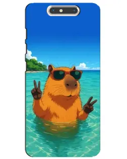 Чохол для ZTE Blade V8 з картинкою «Морська капібара» Чохол для ZTE Blade V8 з картинкою «Морська капібара»