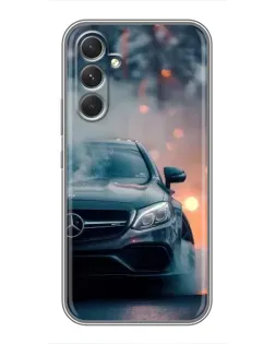Чехол для ZTE Blade V80 Max с картинкой «Mercedes — ночной город» Чехол для ZTE Blade V80 Max с картинкой «Mercedes — ночной город»