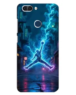 Чехол для ZTE Blade V9 с картинкой «Jordan Gold Jumpman»
