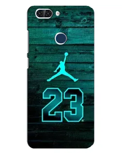 Чехол для ZTE Blade V9 с картинкой «Jordan Cyan 23»
