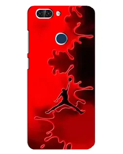 Чехол для ZTE Blade V9 с картинкой «Jordan Red Smoke»
