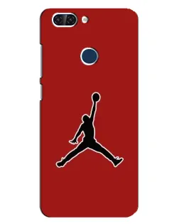 Чехол для ZTE Blade V9 с картинкой «Jordan Red Back»