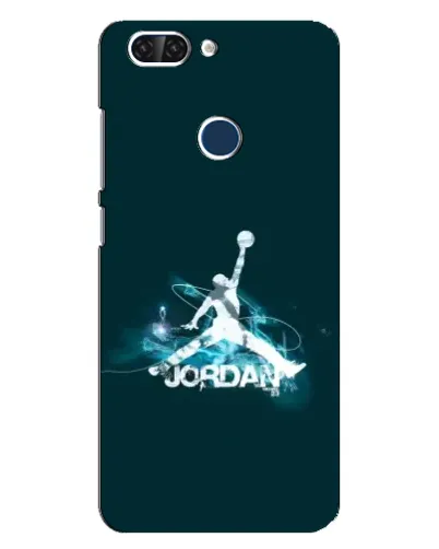 Чехол для ZTE Blade V9 с картинкой «Jordan Blue Fire» Чехол для ZTE Blade V9 с картинкой «Jordan Blue Fire»