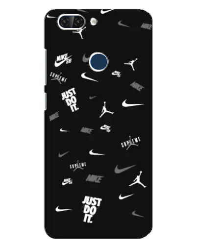 Чехол для ZTE Blade V9 с картинкой «Nike Black Pattern» Чехол для ZTE Blade V9 с картинкой «Nike Black Pattern»