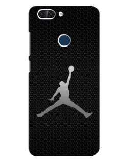 Чехол для ZTE Blade V9 с картинкой «Jordan Dark Carbon»