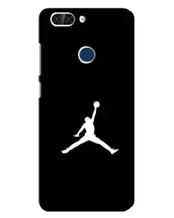 Чехол для ZTE Blade V9 с картинкой «Jordan Silhouette»