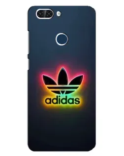 Чехол для ZTE Blade V9 с картинкой «Неоновый Adidas»