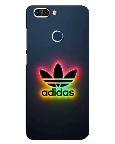 Чехол для ZTE Blade V9 с картинкой «Неоновый Adidas»