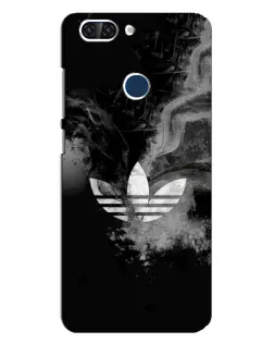 Чехол для ZTE Blade V9 с картинкой «Абстрактный дым Adidas»