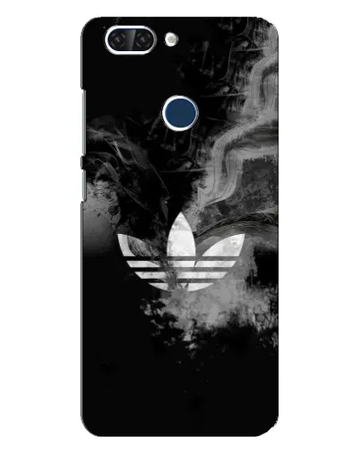 Чехол для ZTE Blade V9 с картинкой «Абстрактный дым Adidas»