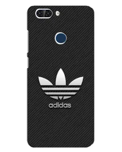 Чехол для ZTE Blade V9 с картинкой «Adidas Карбоновая текстура»