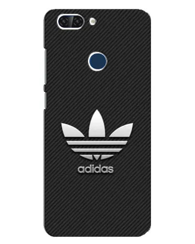 Чехол для ZTE Blade V9 с картинкой «Adidas Карбоновая текстура»