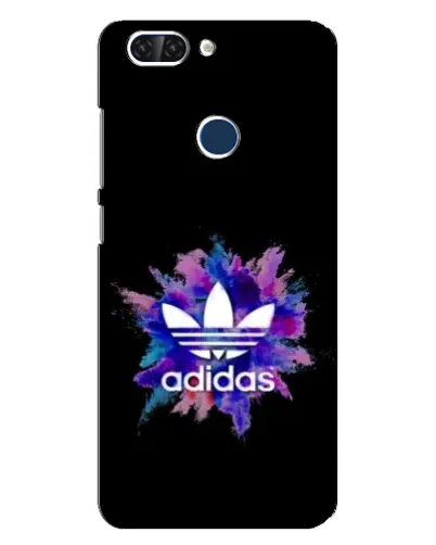 Чехол для ZTE Blade V9 с картинкой «Взрыв красок Adidas»