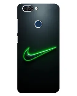 Чехол для ZTE Blade V9 с картинкой «Неоновый контур Nike»