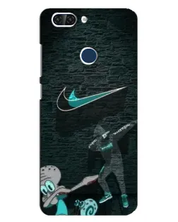 Чехол для ZTE Blade V9 с картинкой «Спортивный арт Nike»