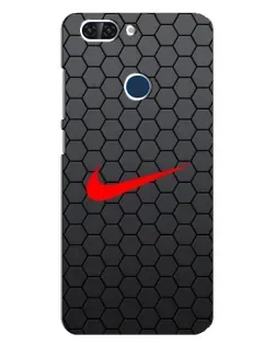 Чехол для ZTE Blade V9 с картинкой «Nike — карбоновая сетка»