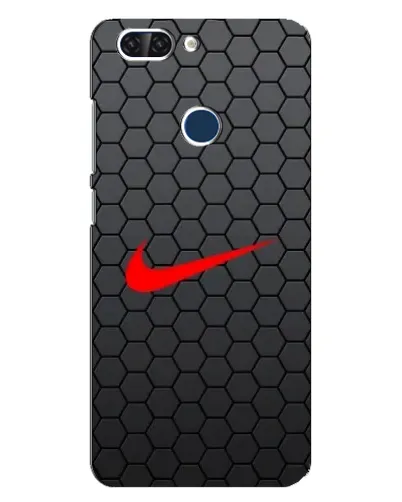 Чехол для ZTE Blade V9 с картинкой «Nike — карбоновая сетка»