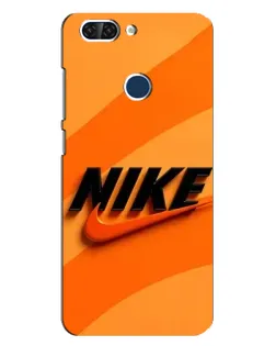 Чехол для ZTE Blade V9 с картинкой «Оранжевый драйв Nike»
