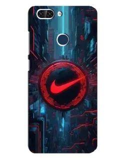 Чехол для ZTE Blade V9 с картинкой «Техногенный стиль Nike»