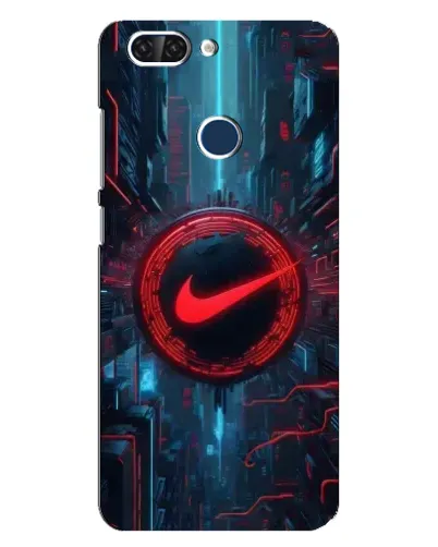 Чехол для ZTE Blade V9 с картинкой «Техногенный стиль Nike»