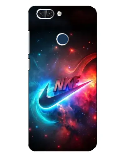 Чехол для ZTE Blade V9 с картинкой «Огненный логотип Nike»