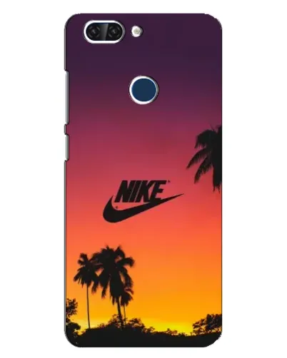 Чехол для ZTE Blade V9 с картинкой «Nike на закате солнца»
