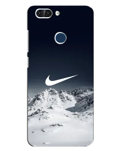 Чехол для ZTE Blade V9 с картинкой «Nike — зимние горы»