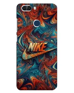 Чехол для ZTE Blade V9 с картинкой «Nike в абстракции»
