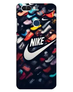 Чехол для ZTE Blade V9 с картинкой «Коллекция кроссовок Nike»