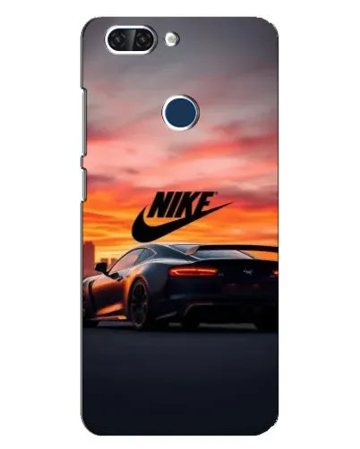 Чехол для ZTE Blade V9 с картинкой «Nike и суперкар»