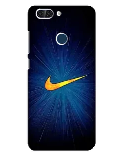 Чехол для ZTE Blade V9 с картинкой «Синий пульс Nike»