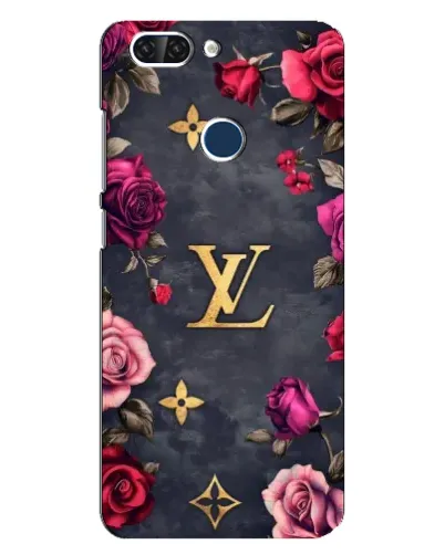 Чехол для ZTE Blade V9 с картинкой «Цветочный Louis Vuitton»