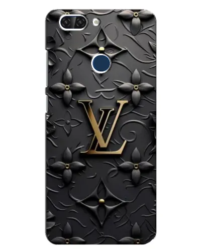 Чехол для ZTE Blade V9 с картинкой «Кожаная текстура LV»