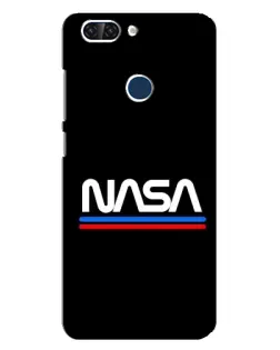 Чехол для ZTE Blade V9 с картинкой «NASA — классика Red Blue»