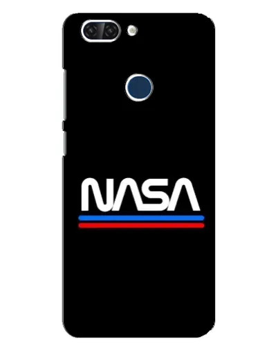 Чехол для ZTE Blade V9 с картинкой «NASA — классика Red Blue»
