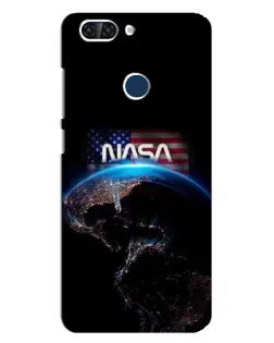 Чехол для ZTE Blade V9 с картинкой «Земля из космоса NASA»