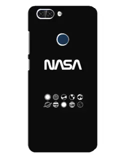 Чехол для ZTE Blade V9 с картинкой «NASA — технический принт»