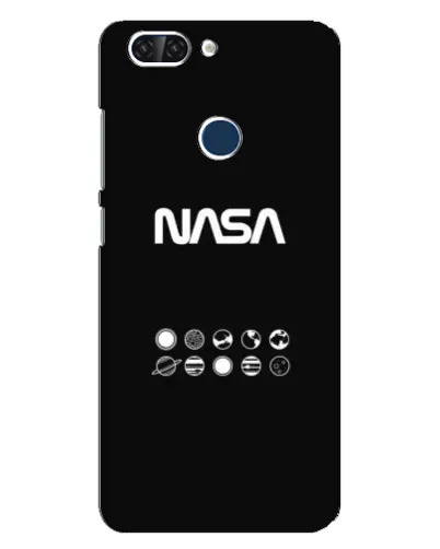 Чехол для ZTE Blade V9 с картинкой «NASA — технический принт»
