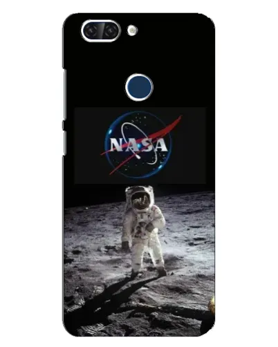 Чехол для ZTE Blade V9 с картинкой «Астронавт на Луне»