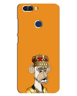 Чехол для ZTE Blade V9 с картинкой «Золотая обезьяна Bored Ape»