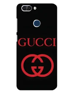Чехол для ZTE Blade V9 с картинкой «Gucci — красный логотип»