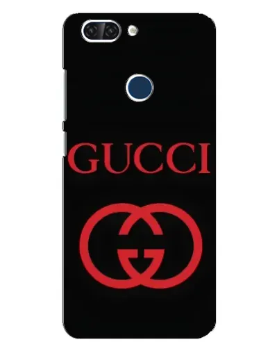 Чехол для ZTE Blade V9 с картинкой «Gucci — красный логотип»