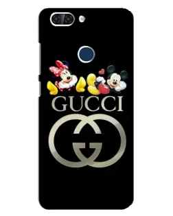 Чехол для ZTE Blade V9 с картинкой «Gucci — герои Disney»