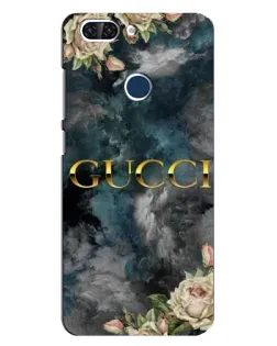 Чехол для ZTE Blade V9 с картинкой «Абстрактные цветы Gucci»