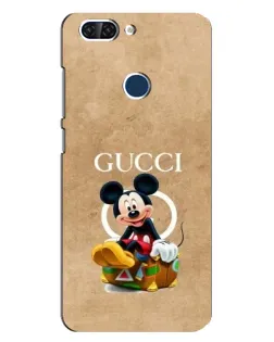 Чехол для ZTE Blade V9 с картинкой «Микки Маус Gucci — крафт»