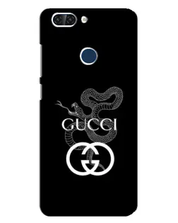 Чехол для ZTE Blade V9 с картинкой «Gucci — серебряная змея»