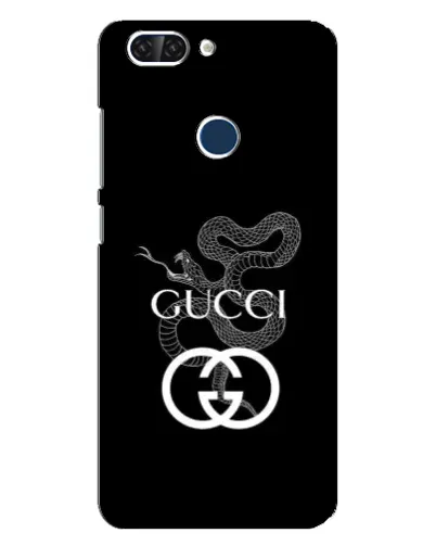 Чехол для ZTE Blade V9 с картинкой «Gucci — серебряная змея»