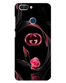 Чехол для ZTE Blade V9 с картинкой «Gucci — неоновая роза»